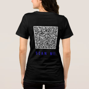 Ontwerp uw eigen aangepaste QR-code T-shirt Sjablo