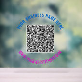 Ontwerp uw eigen aangepaste QR-code tekst Acryl te Bord (Neutraal)
