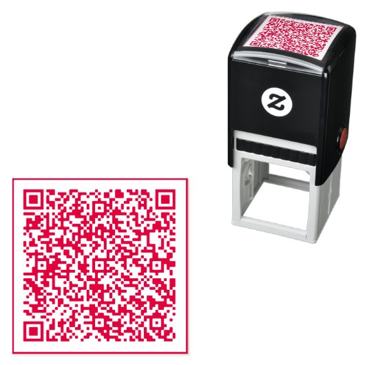 Ontwerp uw eigen aangepaste QR-code Zelfinkkend st Zelfinktende Stempel (In situ)