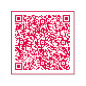 Ontwerp uw eigen aangepaste QR-code Zelfinkkend st Zelfinktende Stempel (Design)