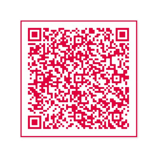 Ontwerp uw eigen aangepaste QR-code Zelfinkkend st Zelfinktende Stempel (Design)