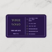 Ontwerp uw eigen aangepaste sjabloon voor visiteka visitekaartje (Voorkant)