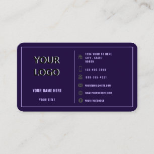 Ontwerp uw eigen aangepaste sjabloon voor visiteka visitekaartje