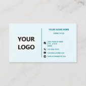 Ontwerp uw eigen aangepaste sjabloon voor visiteka visitekaartje (Voorkant)