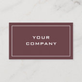 Ontwerp uw eigen aangepaste sjabloon voor visiteka visitekaartje (Achterkant)