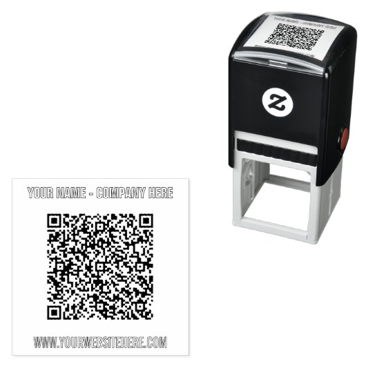Ontwerp uw eigen aangepaste tekst QR code stempel (In situ)