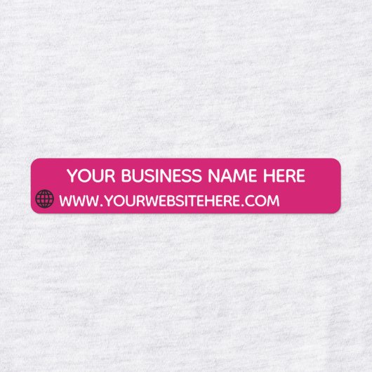 Ontwerp uw eigen aangepaste tekstkleur bedrijfslab labels (Design 1)