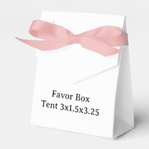 Ontwerp uw eigen aangepaste tent 3x1.5x3.25 bedankdoosjes