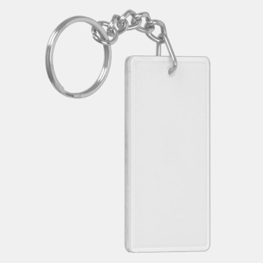 Ontwerp uw eigen acryl Sleutelhanger (dubbelzijdig (Voorkant Links)