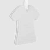 Ontwerp uw eigen acryl thee Shaped Ornamed Ornament (voorkant)