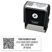 Ontwerp uw eigen adres QR-code Self-Inking Stamp Zelfinktende Stempel (In situ)