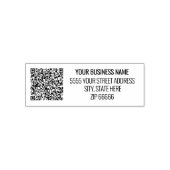 Ontwerp uw eigen adres QR-code Self-Inking Stamp Zelfinktende Stempel (Design)