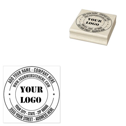 Ontwerp Uw Eigen Adres Rubbers tampplaat Rubberstempel (Gestempeld)