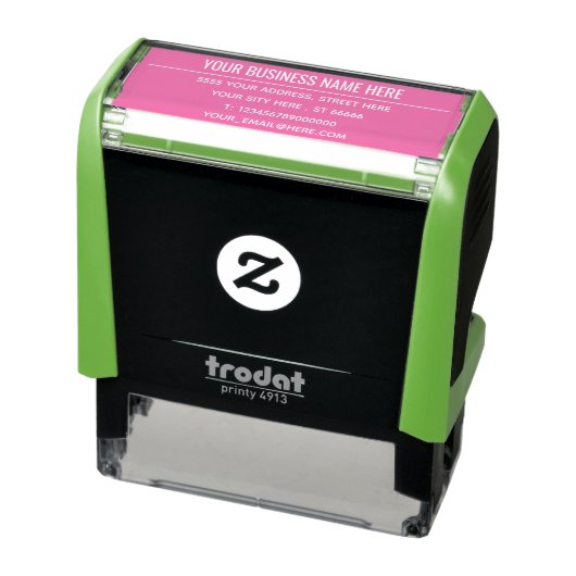 Ontwerp uw eigen adreskleur Zelfinktstempel Zelfinktende Stempel (Product)