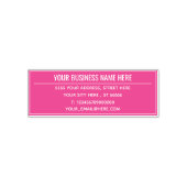 Ontwerp uw eigen adreskleur Zelfinktstempel Zelfinktende Stempel (Design)