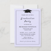 Ontwerp uw eigen Afstuderen uitnodiging Sjabloon (Voorkant)