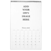 ontwerp uw eigen agenda voor één pagina kalender (Feb 2026)