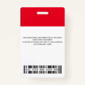 ontwerp uw eigen badge (Achterkant)