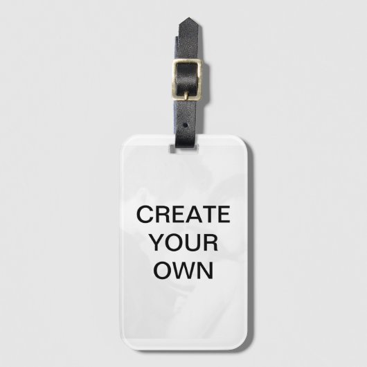 Ontwerp uw eigen bagagelabel om uw afbeelding hier (Voorkant (verticaal))