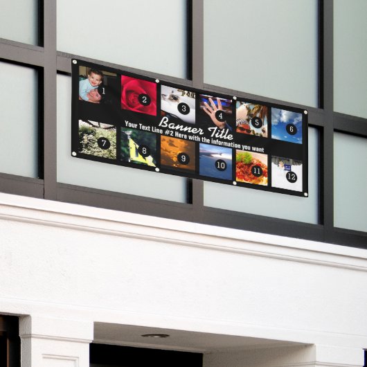 Ontwerp uw eigen banner 12 Afbeeldingen met eenvou (Buitenkant Gebouw)