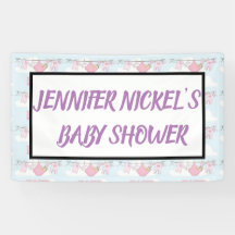 Ontwerp uw eigen banners voor BABY SHOWER