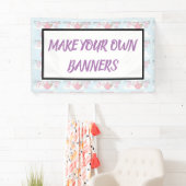 Ontwerp uw eigen banners voor BABY SHOWER ETC (Insitu)