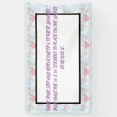 Ontwerp uw eigen banners voor BABY SHOWER ETC (Verticaal)