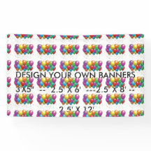 Ontwerp uw eigen banners voor bedrijven, partijen,