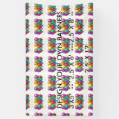 Ontwerp uw eigen banners voor bedrijven, partijen, (Verticaal)