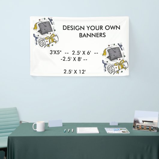 Ontwerp uw eigen banners voor de PARTIJEN VAN DE G (Beurs)