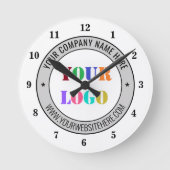 Ontwerp uw eigen bedrijf Logo klok Sjabloon (Voorkant)