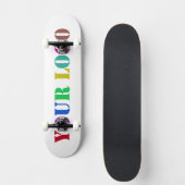 Ontwerp uw eigen bedrijf Logo Skateboard Sjabloon (Voorkant)