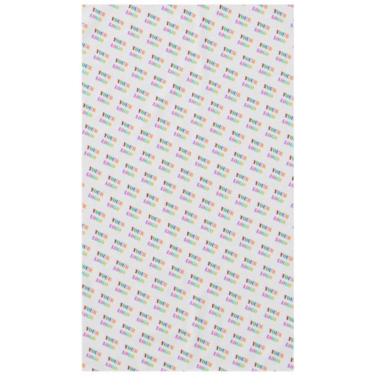 Ontwerp uw eigen bedrijf Logo tafelkleed Sjabloon (Voorkant)