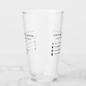 Ontwerp uw eigen bedrijf promotionele glas voorbee (Links)