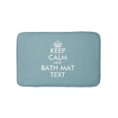 Ontwerp uw eigen blauwgroen, kalme typografie badm badmat (Voorkant)