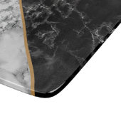 Ontwerp uw eigen brief Faux Marble snijplank (Hoek)
