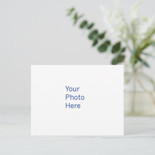 Ontwerp uw eigen Briefkaart (Staand voorkant)