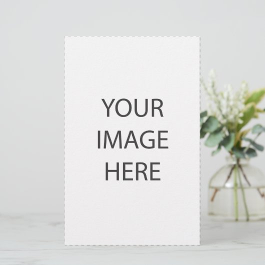 Ontwerp uw eigen briefpapier (Staand voorkant)