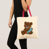 Ontwerp uw eigen canvas tas:-) tote bag (Voorkant (product))