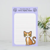 Ontwerp uw eigen Cartoon Briefpapier (Staand voorkant)