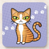 Ontwerp uw eigen Cartoon Drankjes Onderzetter (Voorkant)