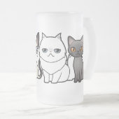 Ontwerp uw eigen Cartoon Matglas Bierpul (Voorkant rechts)