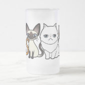 Ontwerp uw eigen Cartoon Matglas Bierpul (Center)