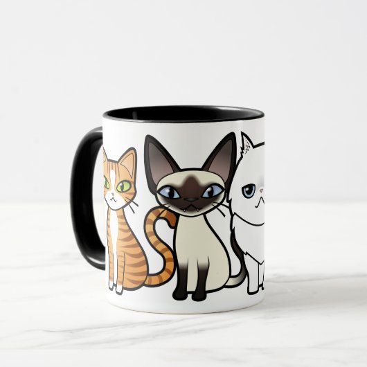 Ontwerp uw eigen Cartoon Mok (Voorkant links)