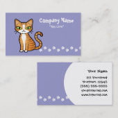 Ontwerp uw eigen Cartoon Visitekaartje (Voorkant / Achterkant)