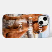 ONTWERP UW EIGEN Case-Mate iPhone CASE (Achterkant (horizontaal))