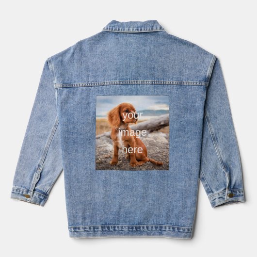 ONTWERP UW EIGEN DENIM JACKET (Achterkant)