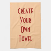 Ontwerp uw eigen ~DIY Theedoek (Verticaal)