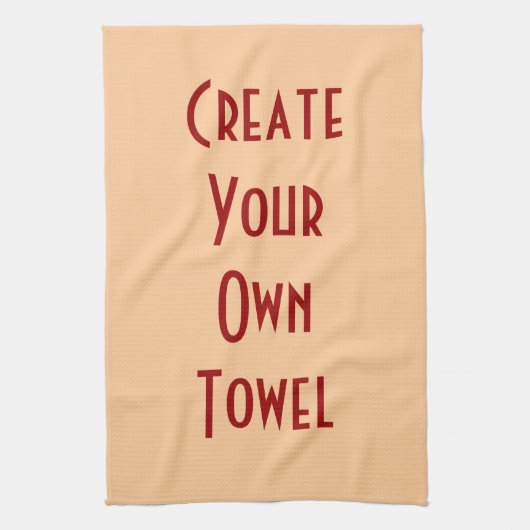 Ontwerp uw eigen ~DIY Theedoek (Verticaal)