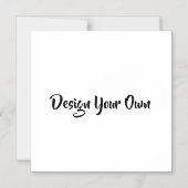 Ontwerp uw eigen dunne magneetkaart, 5,25 x 5,25 i magnetische uitnodiging (Voorkant)